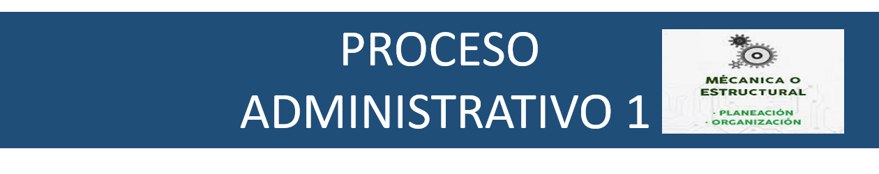 PROCESOS ADMINISTRATIVOS I (Grupo: 3-E-N)